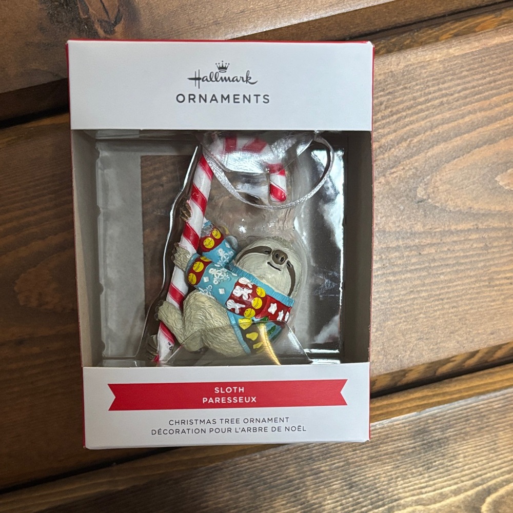 Hallmark Sloth Ornament